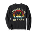 Funny Leveled Up To Dad 2 Video Sweatshirt - Trendy Graphic for Adults - T-Shirt, Sweatshirt, Hoodie