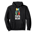 Father Autism Dad Papa Bear Autistic Hoodie - Novelty Apparel for Adults - T-Shirt, Sweatshirt, Hoodie