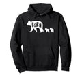Papa Bear Father 2 Two Cubs Hooded Sweatshirt - Unique Graphic for Adults - T-Shirt, Sweatshirt, Hoodie