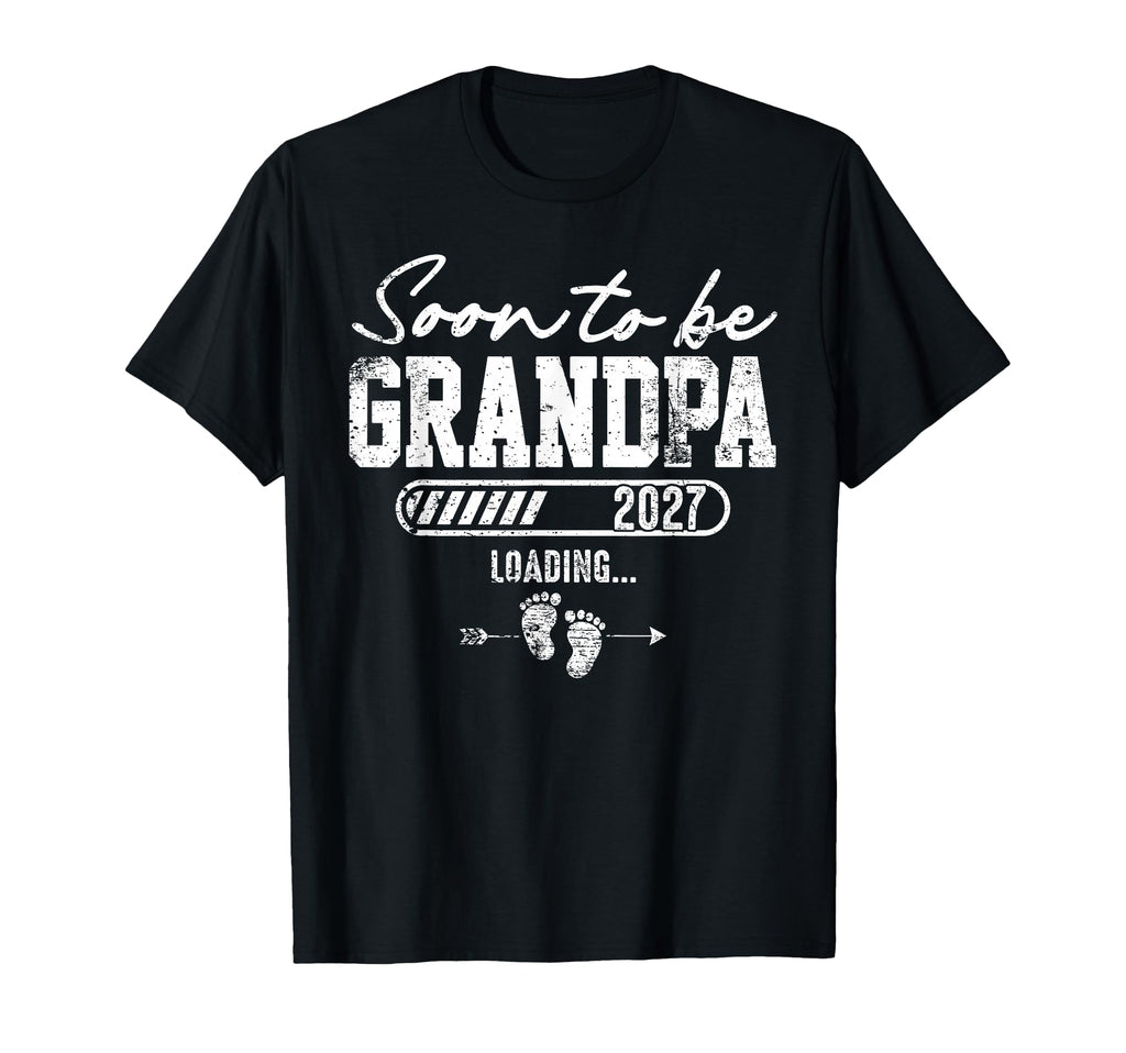 Soon To Be Grandpa Est 2027 Funny T-Shirt - Novelty Apparel Men Women - T-Shirt, Sweatshirt, Hoodie