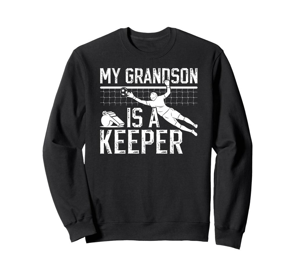 Proud Soccer Keeper Pop Pop Sweatshirt - Minimalist Print Men Women - T-Shirt, Sweatshirt, Hoodie