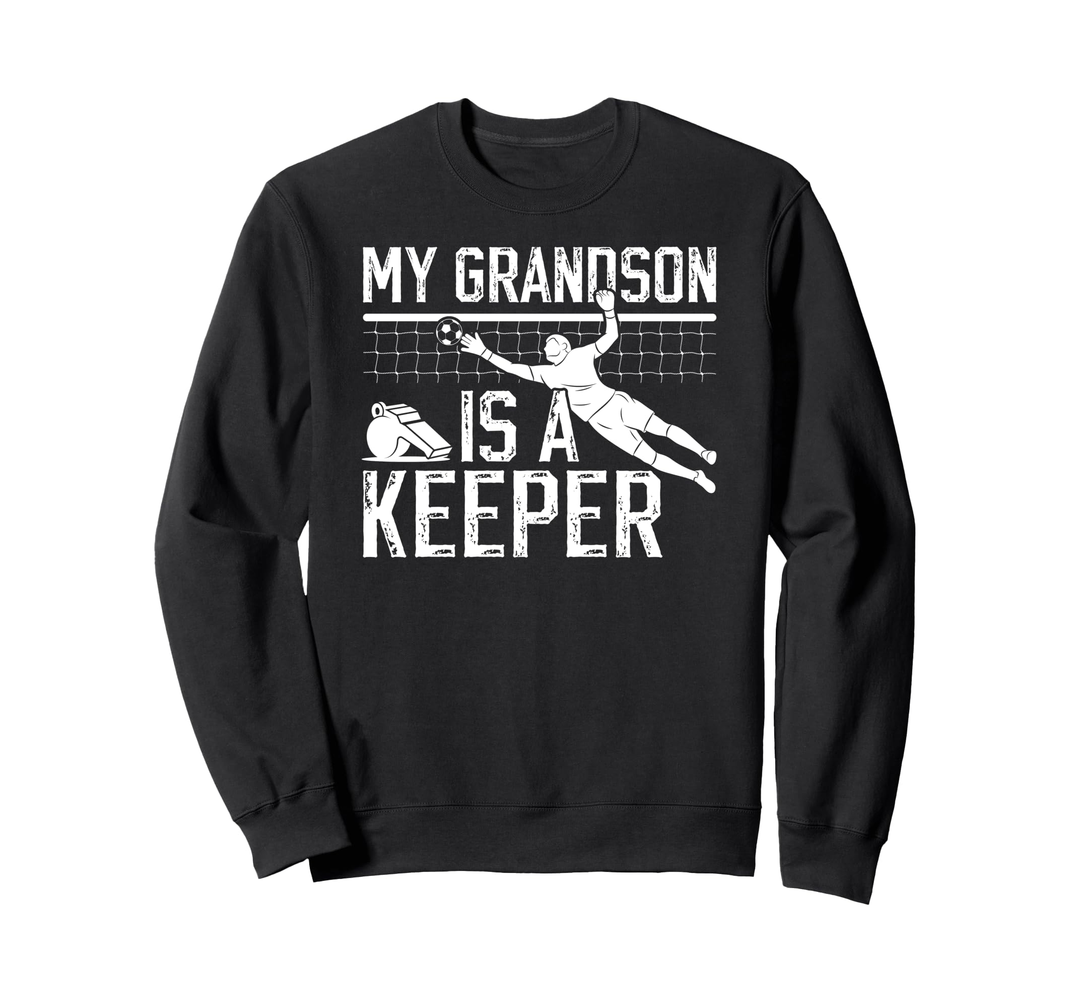 Proud Soccer Keeper Pop Pop Sweatshirt - Minimalist Print Men Women - T-Shirt, Sweatshirt, Hoodie