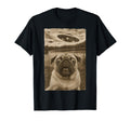 Pug Ufo Encounters Funny Ufo And Pug T-Shirt - Unique Graphic Men Women - T-Shirt, Sweatshirt, Hoodie