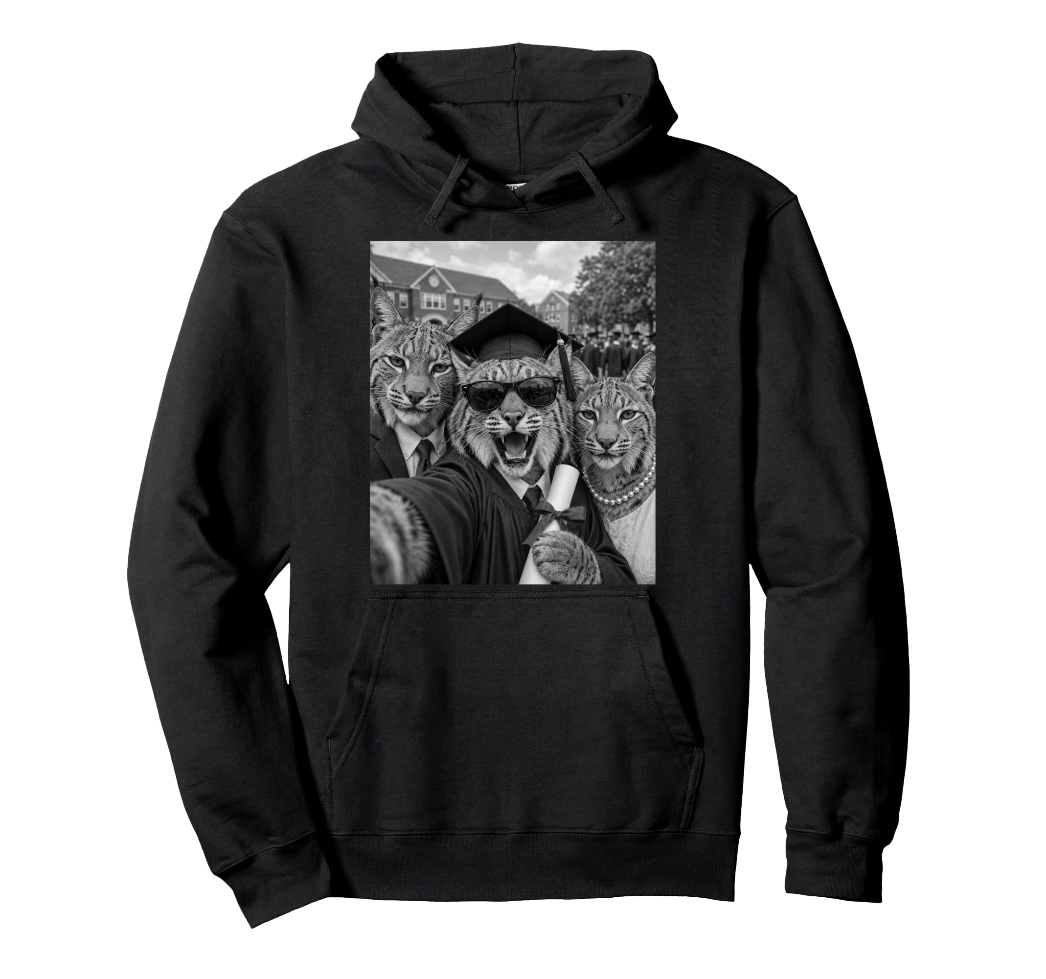 Wildcats Graduation Selfie Senior Class Hoodie - Custom Art Print Unisex - T-Shirt, Sweatshirt, Hoodie