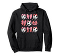 Coquette Bow Soccer Mom Family Sports Hoodie - Fun Novelty Design Unisex - T-Shirt, Sweatshirt, Hoodie