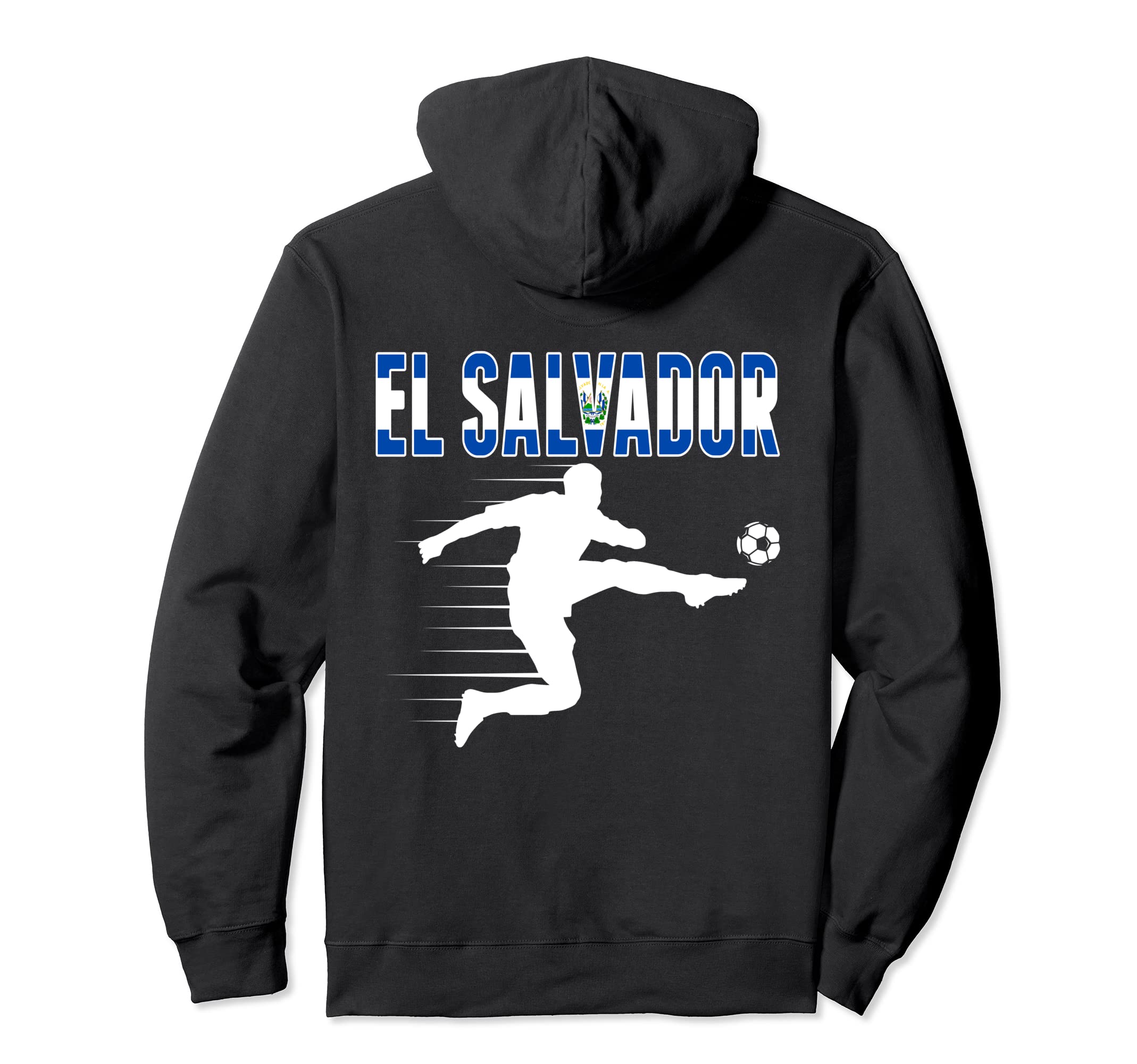 El Salvador Soccer Fans Proud Hoodie - Casual Everyday Wear for Adults - T-Shirt, Sweatshirt, Hoodie