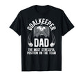 Funny Ice Hockey Goalkeeper Dad T-Shirt - Casual Everyday Wear Men Women - T-Shirt, Sweatshirt, Hoodie