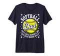 Mens Softball Dad Like Baseball But T-Shirt - Novelty Apparel for Adults - T-Shirt, Sweatshirt, Hoodie