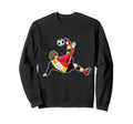 Belgian Soccer I Soccer Belgium Sweatshirt - Graphic Print for Adults - T-Shirt, Sweatshirt, Hoodie