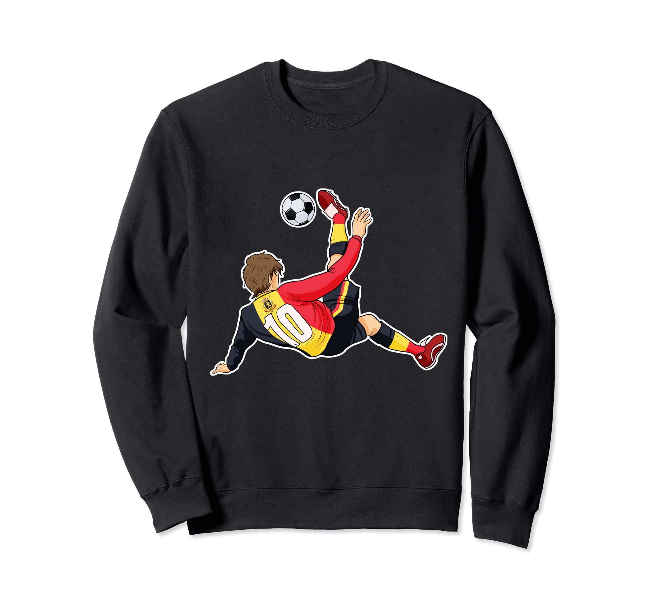 Belgian Soccer I Soccer Belgium Sweatshirt - Graphic Print for Adults - T-Shirt, Sweatshirt, Hoodie