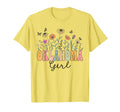 Oklahoma Wildflower Groovy Oklahoma Lover T-Shirt - Unique Graphic Unisex - T-Shirt, Sweatshirt, Hoodie