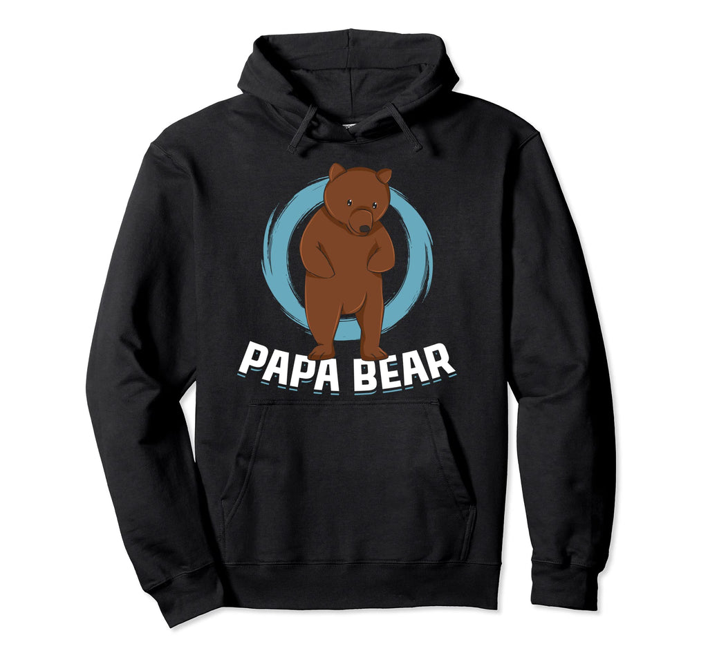 Bear Family Daddy Animal Dad Papa Bear Hoodie - Streetwear Style for Adults - T-Shirt, Sweatshirt, Hoodie