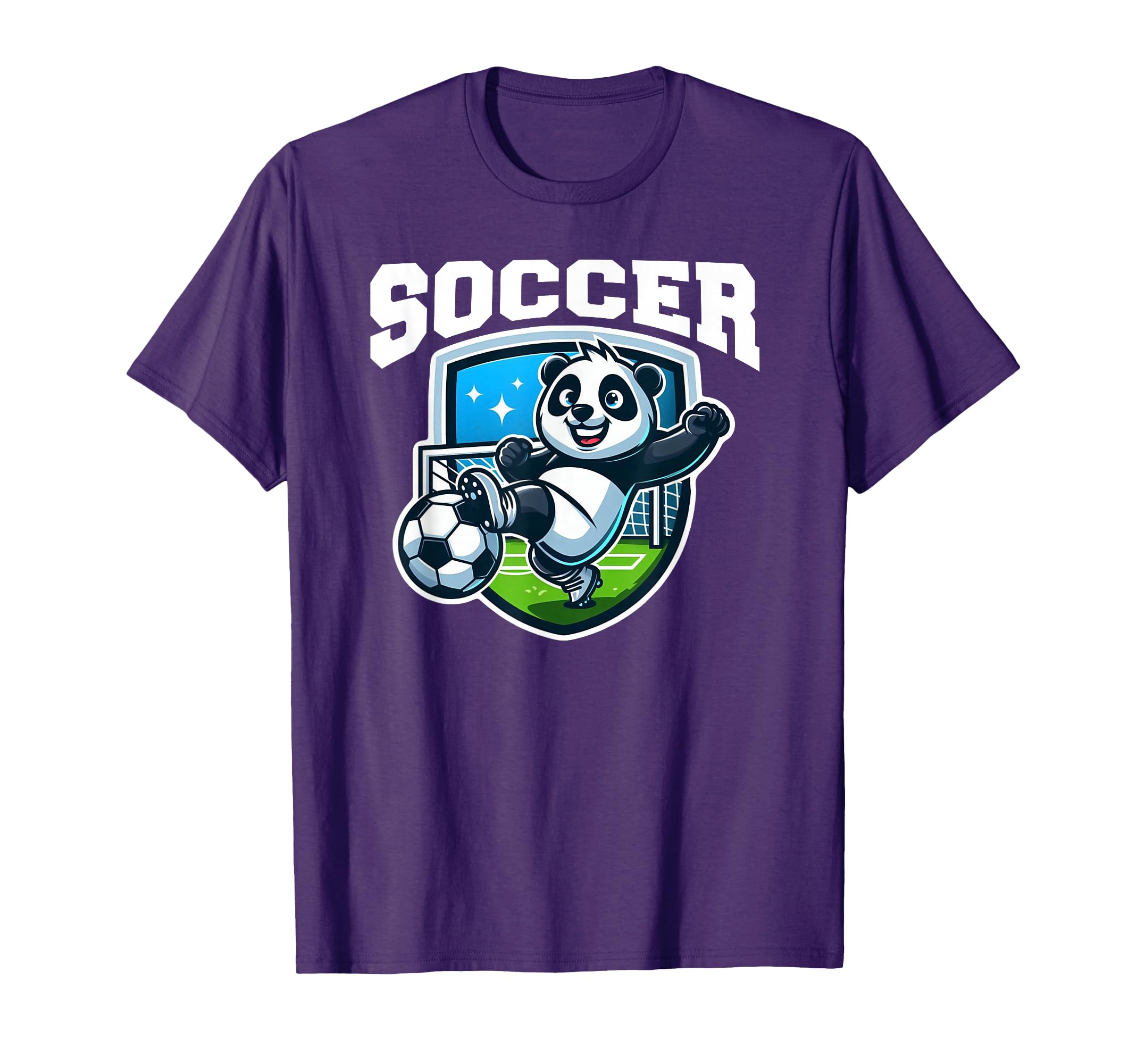 Soccer Panda Playing Soccer Games T-Shirt - Novelty Apparel Unisex - T-Shirt, Sweatshirt, Hoodie