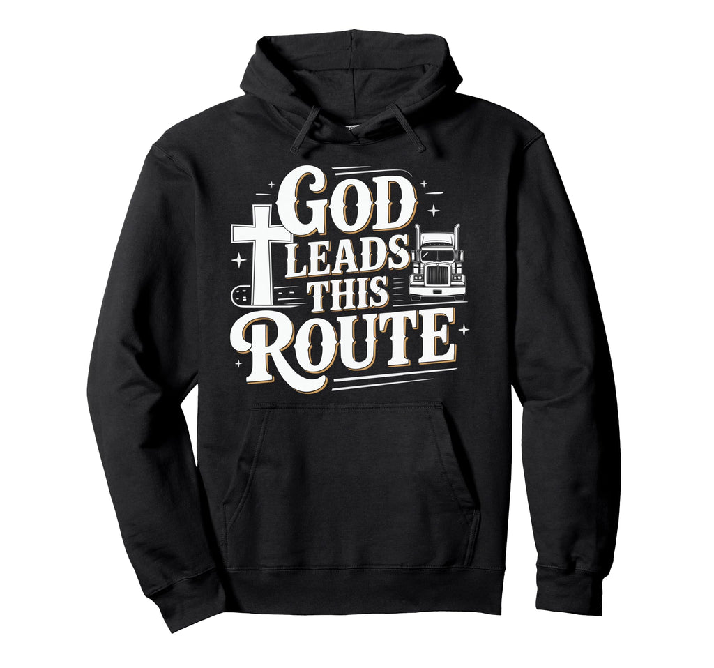 Christian Truck Driver Trucker Hoodie - Casual Everyday Wear for Adults - T-Shirt, Sweatshirt, Hoodie