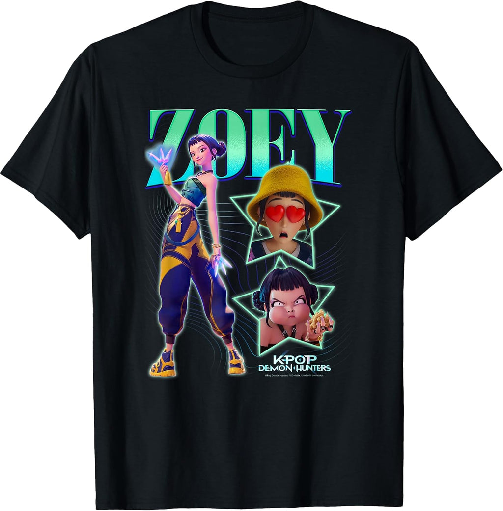 Zoey Showcase Y2K Style Poster - Adult & Kids T-Shirts, Sweatshirts & Hoodies apparel design preview 1