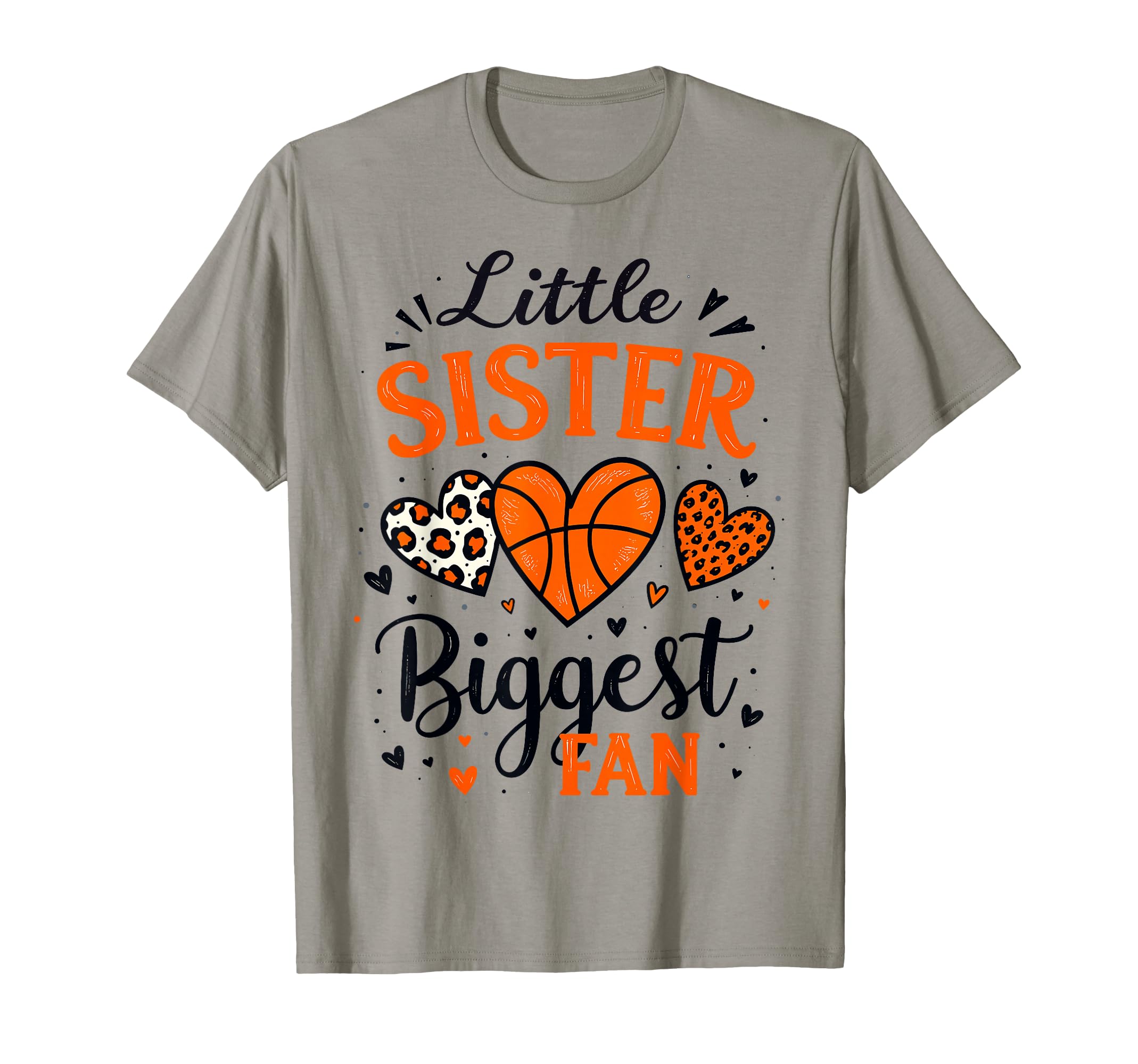 Little Sister Biggest Fan Brother T-Shirt - Casual Everyday Wear Men Women - T-Shirt, Sweatshirt, Hoodie
