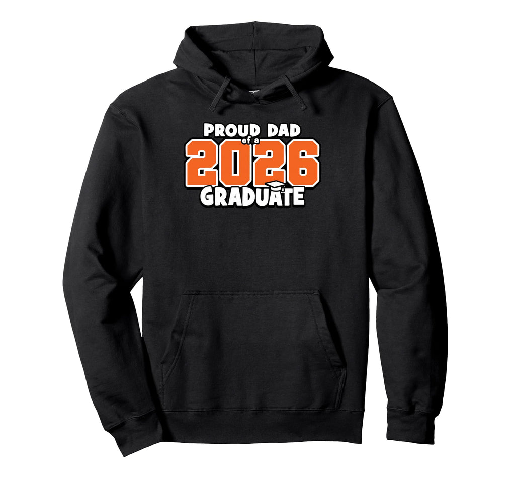 Proud Dad 2026 Graduate Matching Back To Hoodie - Minimalist Print Unisex - T-Shirt, Sweatshirt, Hoodie