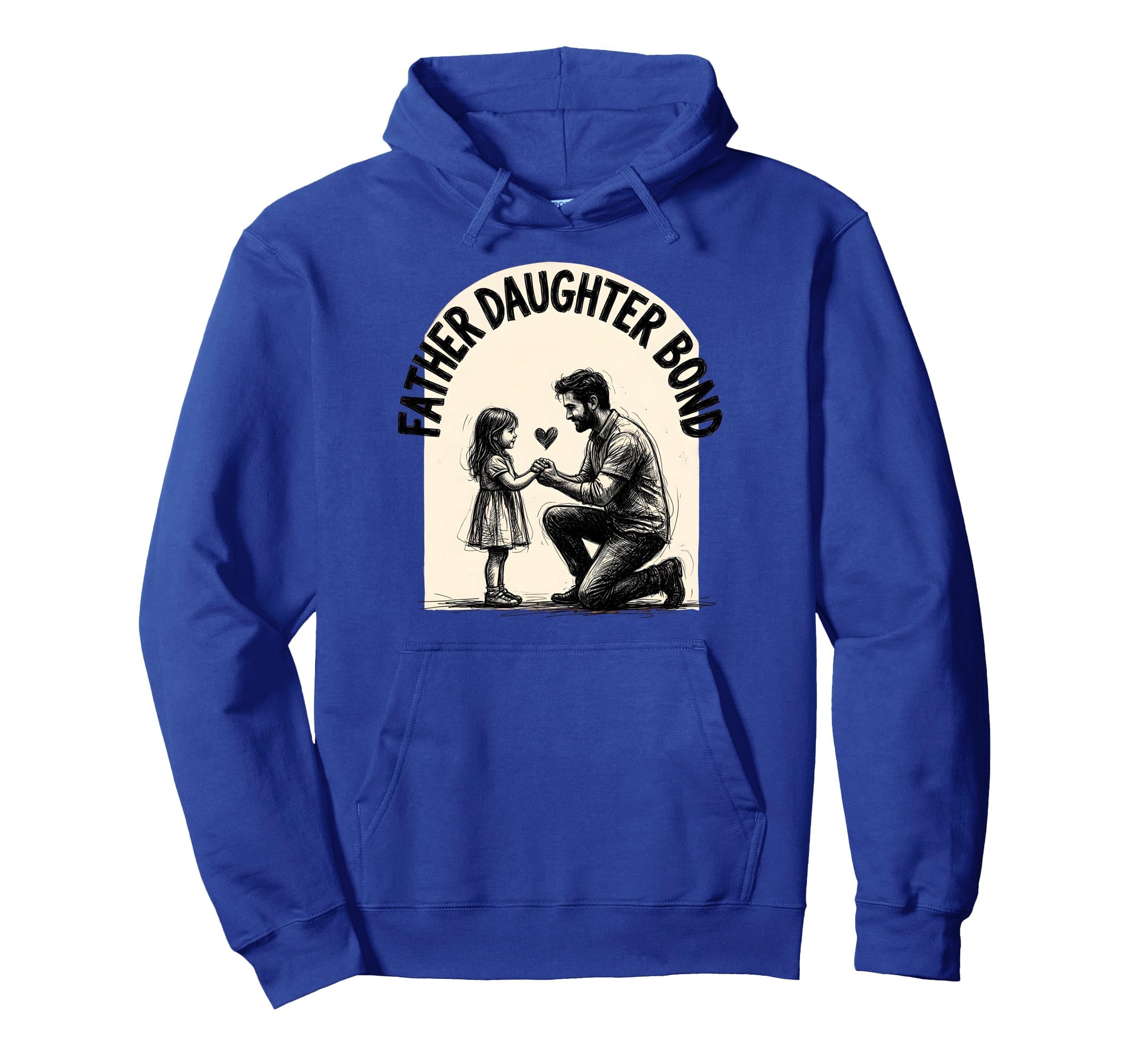 Just Dad And His Father Daughter Bond Hoodie - Minimalist Print Unisex - T-Shirt, Sweatshirt, Hoodie