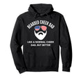 Cheer Dad Bearded Definition Hoodie - Fun Novelty Design for Adults - T-Shirt, Sweatshirt, Hoodie