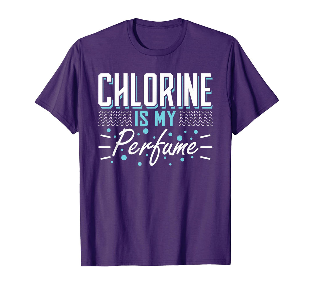 Chlorine Is My Perfume Water Sports T-Shirt - Minimalist Print Men Women - T-Shirt, Sweatshirt, Hoodie