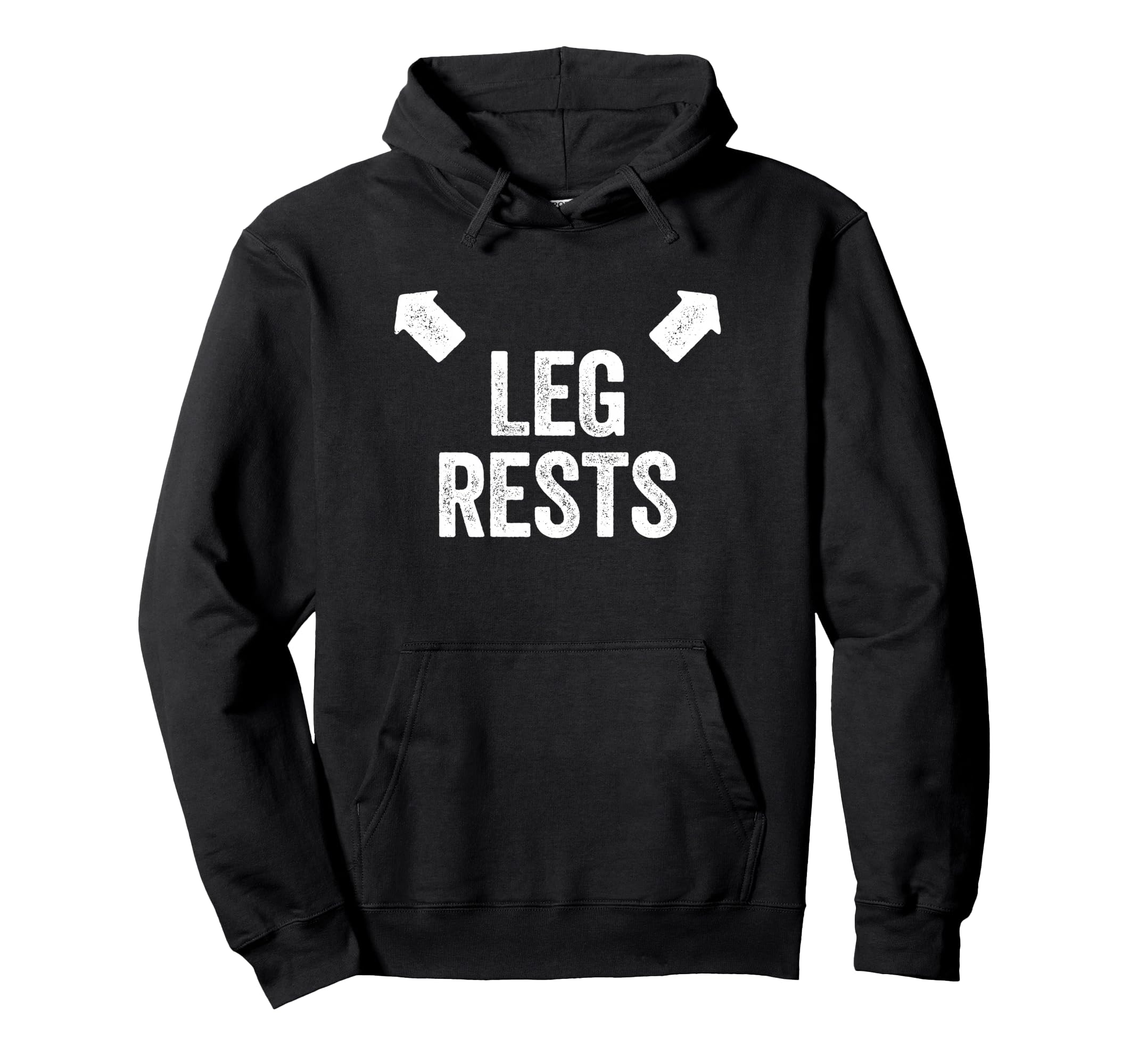Leg Rests Dad Joke Hoodie - Graphic Print Unisex - T-Shirt, Sweatshirt, Hoodie