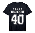 Number 40 Custom Proud Soccer Futbol T-Shirt - Unique Graphic Men Women - T-Shirt, Sweatshirt, Hoodie