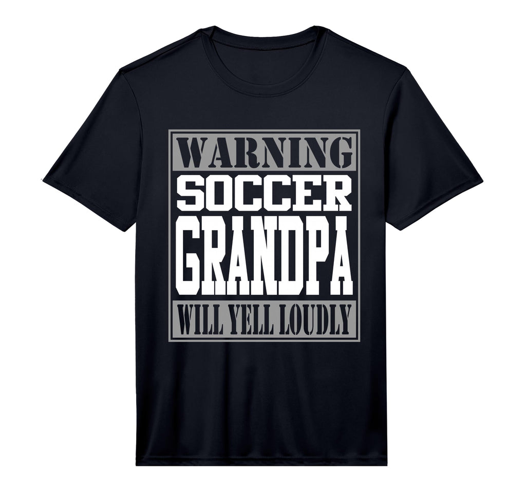 Soccer Grandpa Warning Loud Supporter Funny T-Shirt - Graphic Print Unisex - T-Shirt, Sweatshirt, Hoodie