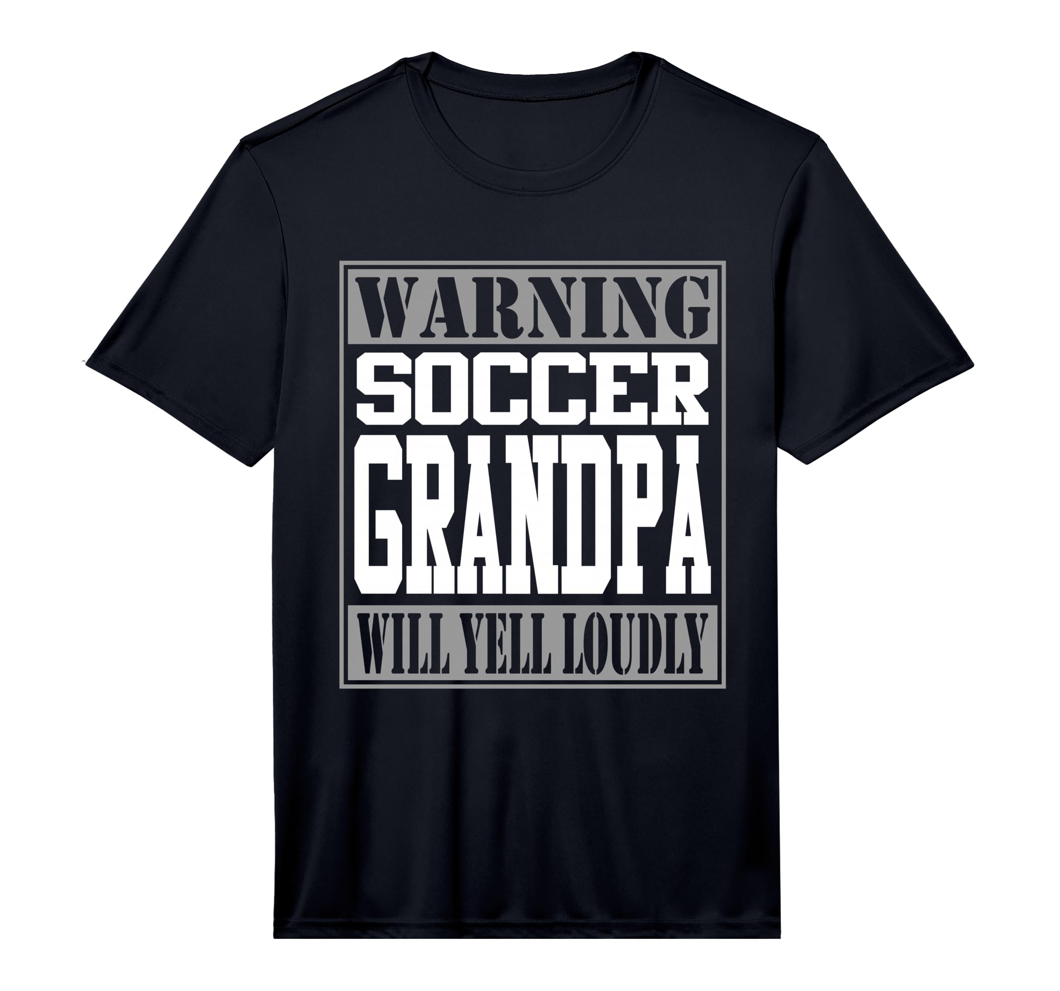 Soccer Grandpa Warning Loud Supporter Funny T-Shirt - Graphic Print Unisex - T-Shirt, Sweatshirt, Hoodie
