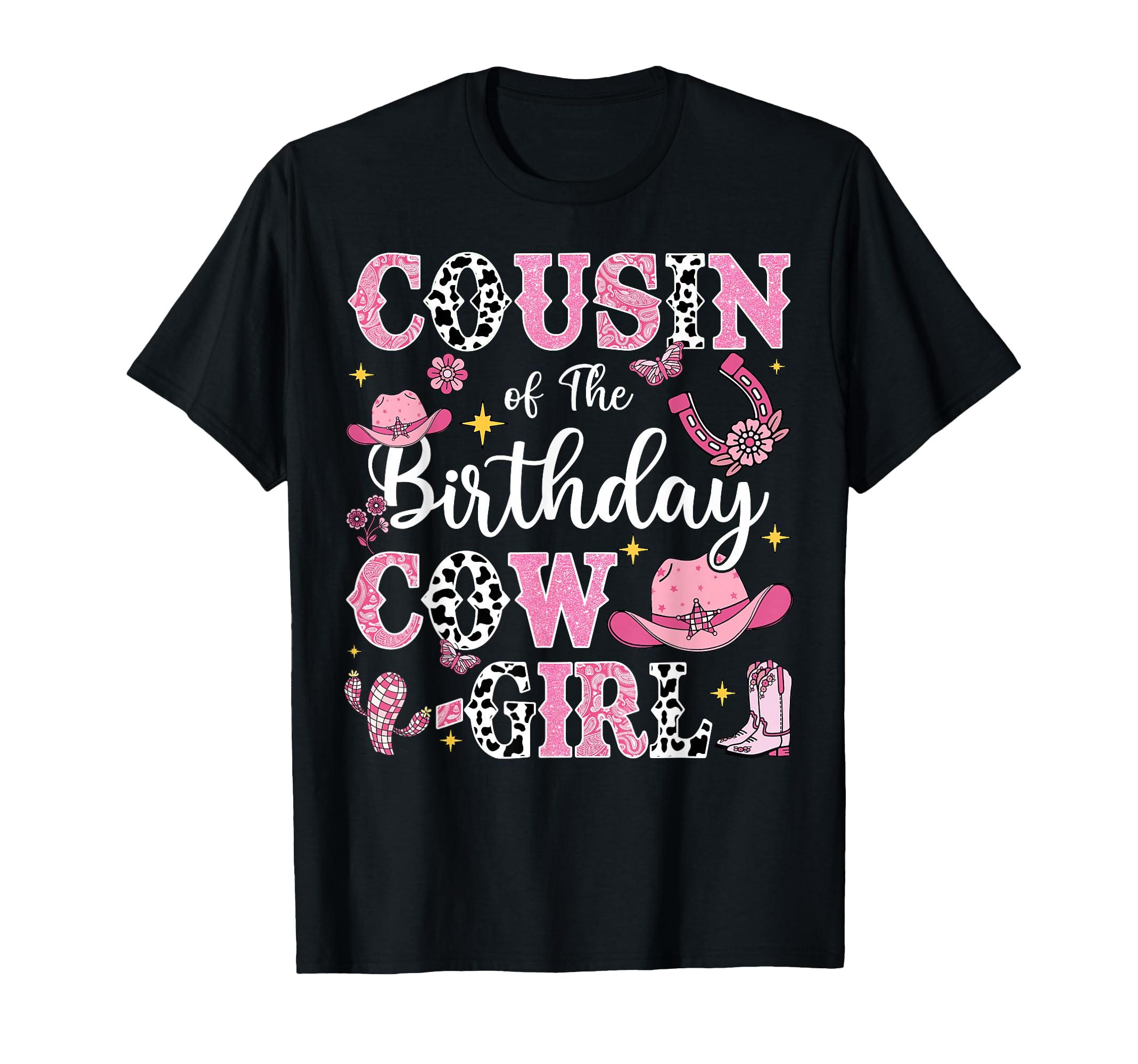 Cousin Birthday Cow Rodeo Cow Birthday T-Shirt - Fun Novelty Design Unisex - T-Shirt, Sweatshirt, Hoodie