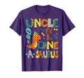 Uncle One Saurus 1St Birthday T-Shirt - Minimalist Print Men Women - T-Shirt, Sweatshirt, Hoodie