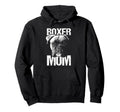 Boxer Mom Navy Girlfriend Dog Boxers Hoodie - Aesthetic Graphic for Adults - T-Shirt, Sweatshirt, Hoodie