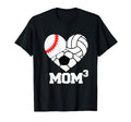 Mom Cubed Mom3 Mom Three Baseball T-Shirt - Aesthetic Graphic Men Women - T-Shirt, Sweatshirt, Hoodie