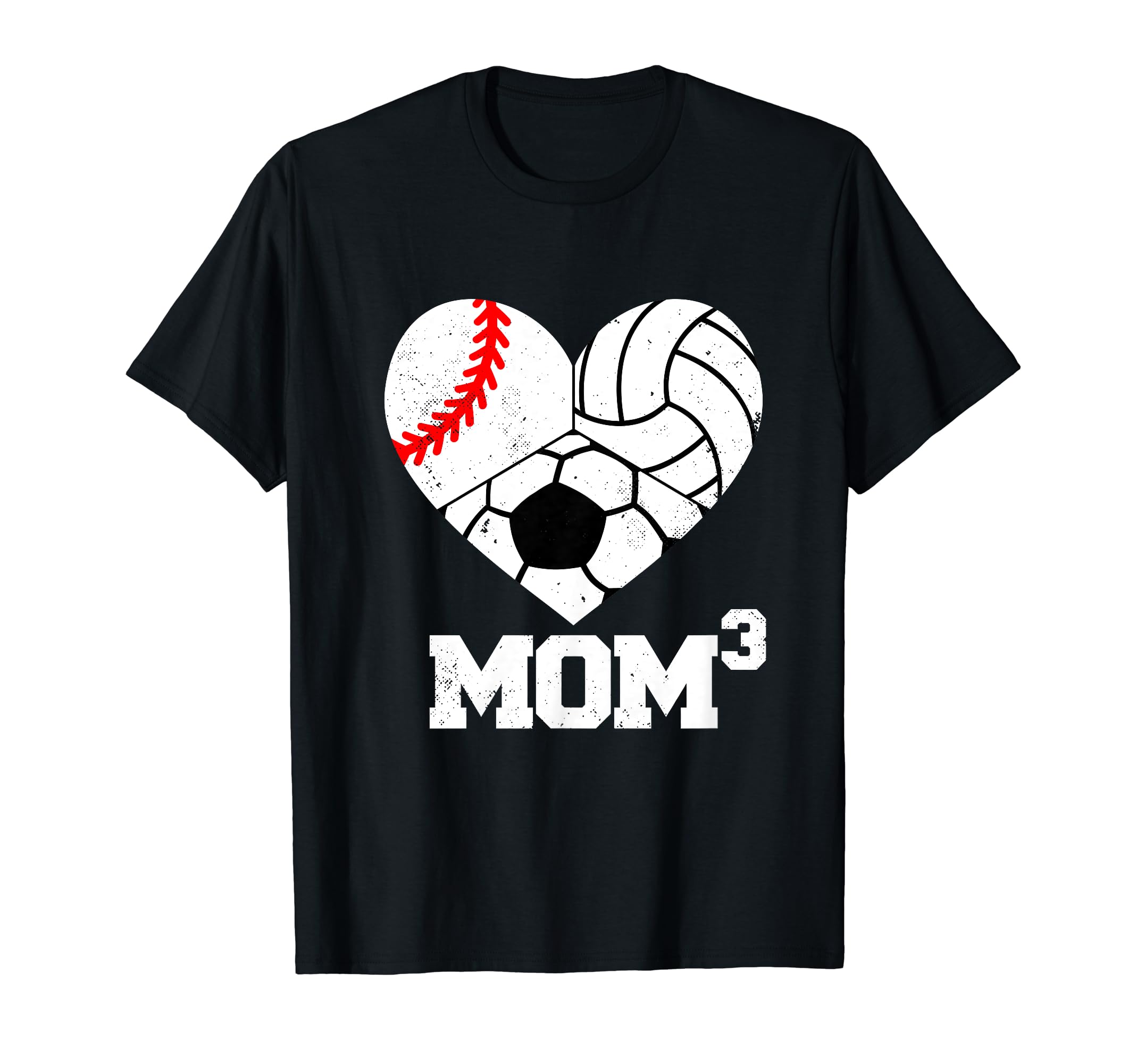 Mom Cubed Mom3 Mom Three Baseball T-Shirt - Aesthetic Graphic Men Women - T-Shirt, Sweatshirt, Hoodie