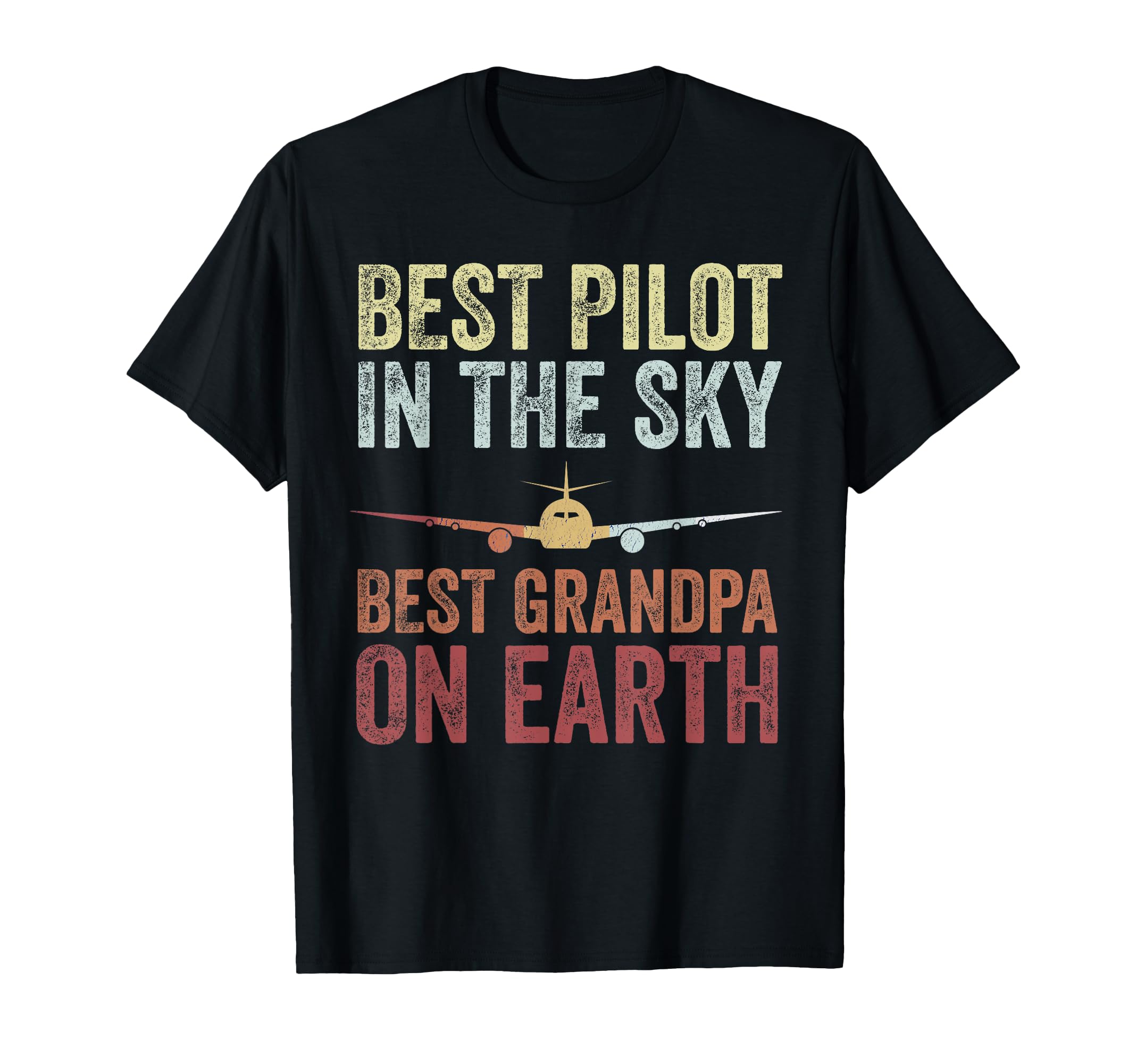 Pilot Grandpa Funny Flying Grandpa T-Shirt - Custom Art Print for Adults - T-Shirt, Sweatshirt, Hoodie