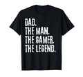 Distressed Dad Gamer Legend Fathers Day T-Shirt - Graphic Print for Adults - T-Shirt, Sweatshirt, Hoodie