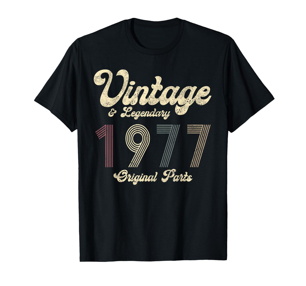 1977 T Shirts Letter Birthday T-Shirt - Fun Novelty Design for Adults - T-Shirt, Sweatshirt, Hoodie