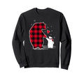 Family Bear Pajama Red Buffalo Plaid Sweatshirt - Aesthetic Graphic Unisex - T-Shirt, Sweatshirt, Hoodie