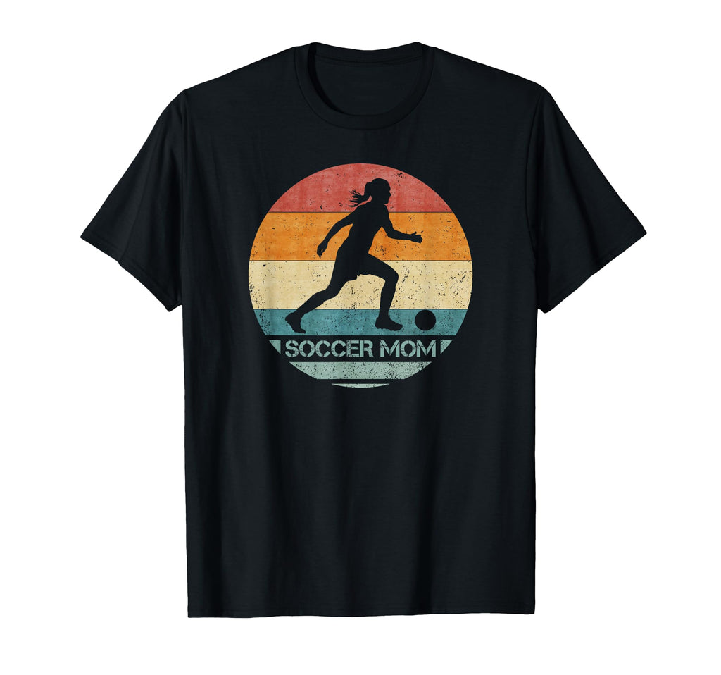 Proud Soccer Mom Football Silhouette T-Shirt - Graphic Print for Adults - T-Shirt, Sweatshirt, Hoodie
