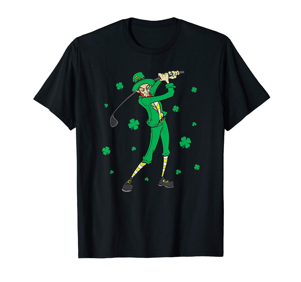 St Patricks Day Golf Golfer Golfing T-Shirt - Minimalist Print for Adults - T-Shirt, Sweatshirt, Hoodie