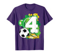 4Th Birthday Soccer Theme Party 4 Years T-Shirt - Graphic Print Men Women - T-Shirt, Sweatshirt, Hoodie