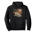 American Flag Trucker Dad Big Rig Hoodie - Unique Graphic Men Women - T-Shirt, Sweatshirt, Hoodie