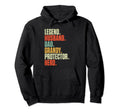 Fathers Day Legend Husband Dad Grandy Hoodie - Casual Everyday Wear Unisex - T-Shirt, Sweatshirt, Hoodie