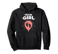 Team Gender Reveal Grandma Mom Dad Hoodie - Minimalist Print for Adults - T-Shirt, Sweatshirt, Hoodie
