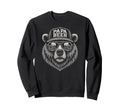Papa Beer Funny Dad Bear Drinking Sweatshirt - Custom Art Print for Adults - T-Shirt, Sweatshirt, Hoodie