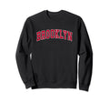 Brooklyn New York Ny Sports Red Sweatshirt - Streetwear Style Men Women - T-Shirt, Sweatshirt, Hoodie