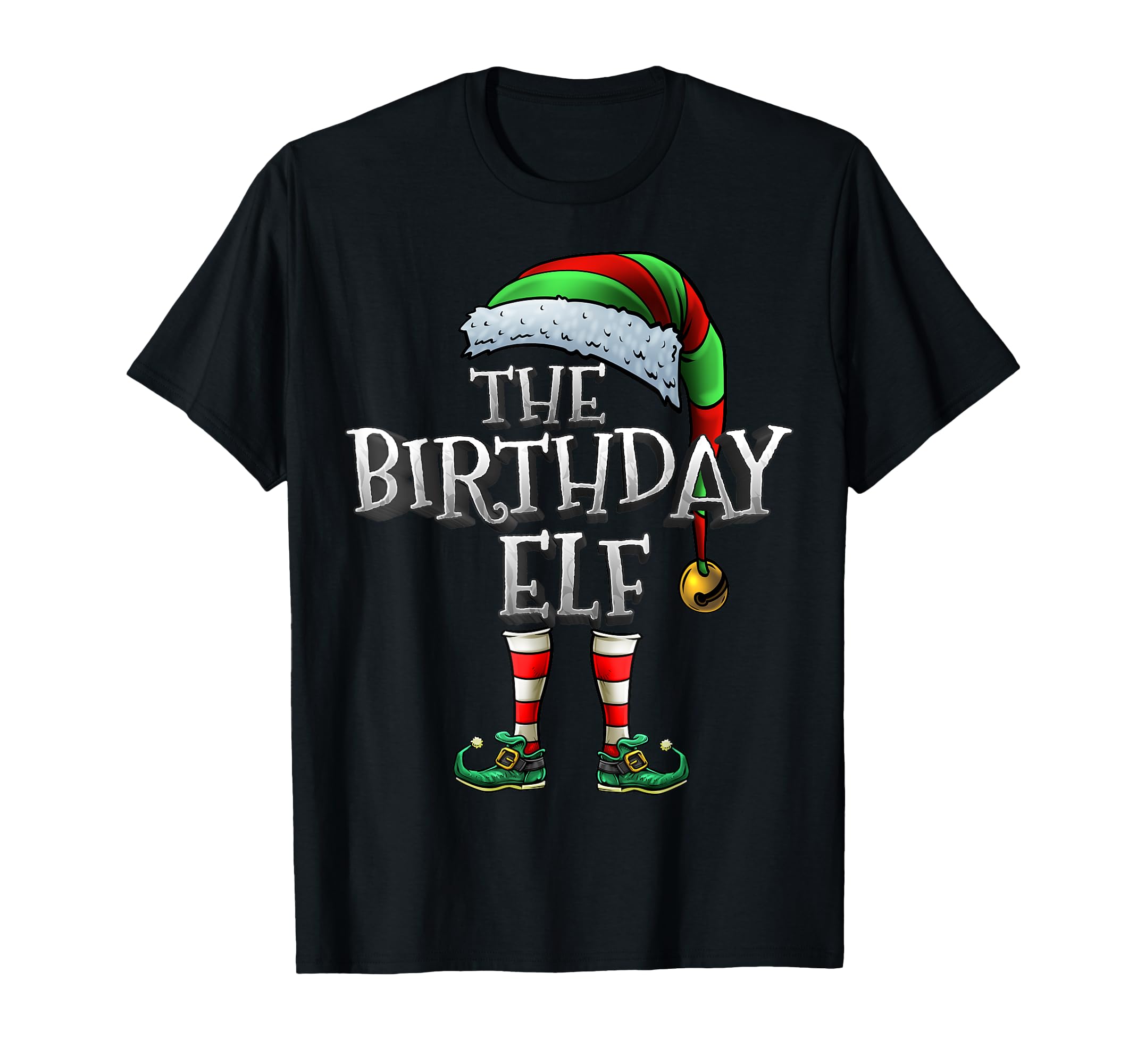Birthday Elf Matching Family Birthday Elf T-Shirt - Custom Art Print Unisex - T-Shirt, Sweatshirt, Hoodie