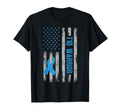T1D Warrior Awareness American Flag T-Shirt - Aesthetic Graphic Men Women - T-Shirt, Sweatshirt, Hoodie