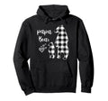 Papa Bear Little Bear Grey Buffalo Plaid Hoodie - Graphic Print Men Women - T-Shirt, Sweatshirt, Hoodie