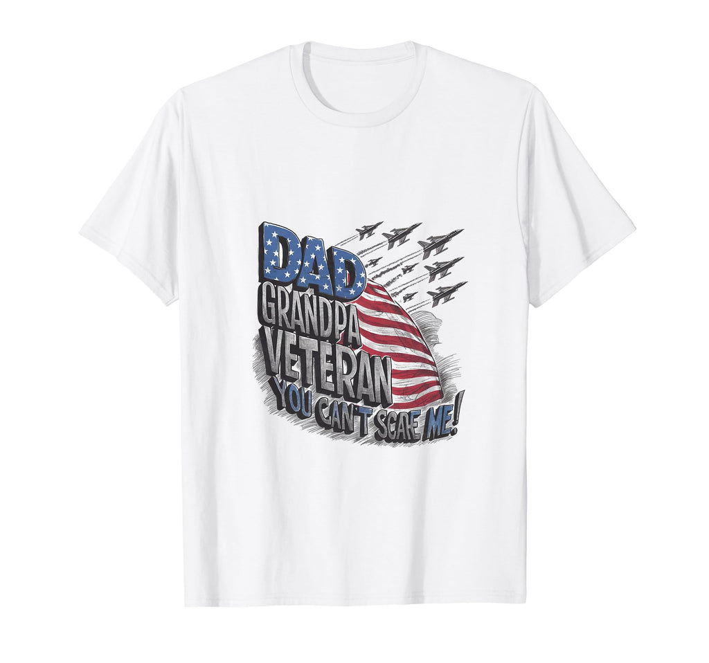 Patriotic Veteran Dad Grandpa Usa T-Shirt - Casual Everyday Wear Unisex - T-Shirt, Sweatshirt, Hoodie