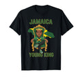 Jamaica Young King Proud Jamaican Flag T-Shirt - Minimalist Print Men Women - T-Shirt, Sweatshirt, Hoodie